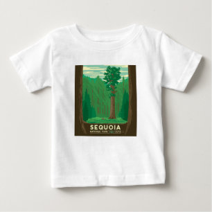 セコイア国立公園 ベビーTシャツ
