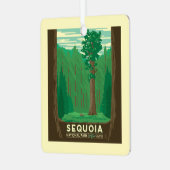 セコイア国立公園 メタルオーナメント (正面左)