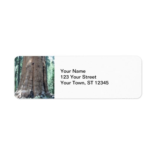 セコイア国立公園 ラベル (正面)