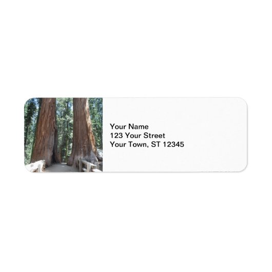 セコイア国立公園 ラベル (正面)