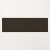 セコイア感動的ツリーと引用文ヨガマット ヨガマット (裏面(横))