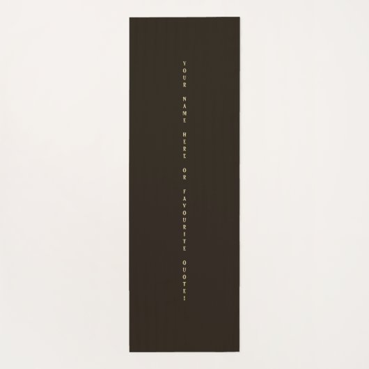 セコイア感動的ツリーと引用文ヨガマット ヨガマット (裏面)