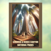 セコイア&キングスキャニオン国立公園 ウィンドウサイン (シート3)