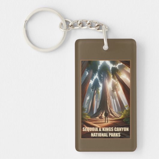 セコイア&キングスキャニオン国立公園 キーホルダー (正面)