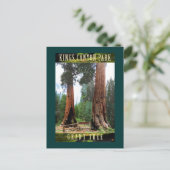 セコイア・ナトル・パーク・カリフォルニア・グラント ポストカード (スタンド正面)