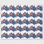 セコイオーストラリア国旗 ラッピングペーパー (フラット)