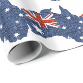 セコイオーストラリア国旗 ラッピングペーパー (ロールコーナー)