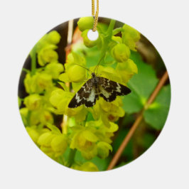 セコイチョウとヤナギ セラミックオーナメント