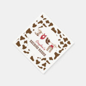 セコ・ド・ロデオ・ウェスタン・カウボーイ2nd誕生日 スタンダードカクテルナプキン (角)