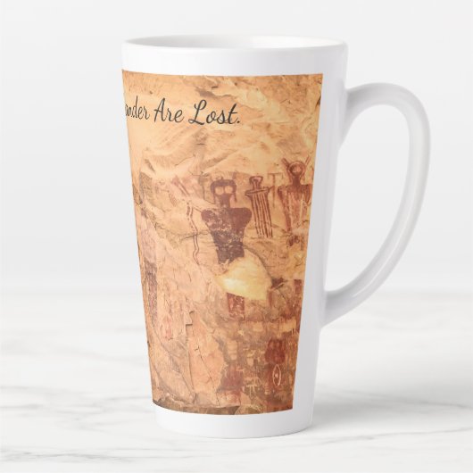 セゴキャニオンロックアートユタピクトグラフ カフェラテマグ (右)