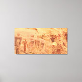 セゴキャニオンロックアートユタピクトグラフ キャンバスプリント (正面)