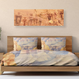 セゴキャニオンロックアートユタピクトグラフ ポスター