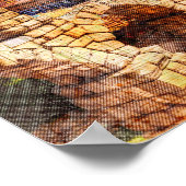 セゴビアのローマ水道。スペイン ポスター (角)