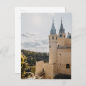 セゴビア中世の城のアルカサル ポストカード (正面/裏面)