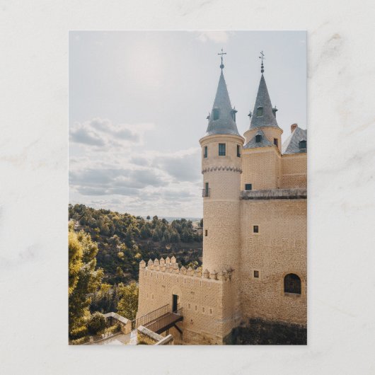 セゴビア中世の城のアルカサル ポストカード (正面)