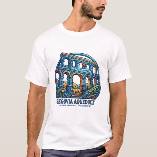 セゴビア水道橋 Tシャツ (正面)