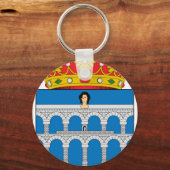 セゴビア（スペイン）紋章 キーホルダー (正面)