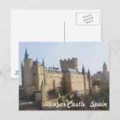 セゴヴィアのアルカサル城 ポストカード (正面/裏面)