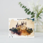セゴヴィアスペイ絵を描ン城 ポストカード (スタンド正面)