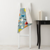 セサミストリートかわいいハロウィーンパターン シェルパブランケット (インサイチュ)