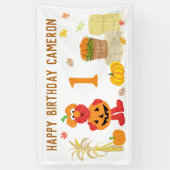 セサミストリートのエルモの秋の誕生日 横断幕 (縦)