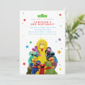 セサミストリートのキャラクターたち 招待状 (スタンド正面)