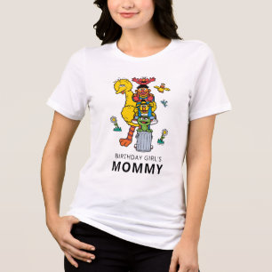 セサミストリートのキャラクターとストリートサインのバースデーTシャツ トライブレンドTシャツ