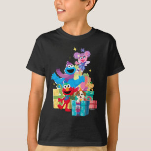 セサミストリートのパルとプレゼント Tシャツ