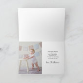 セサミストリートのパルズバルーンお誕生日 サンキューカード (内部)