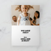 セサミストリートのパals風船誕生日 カード (内部)