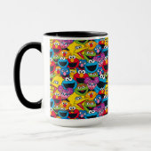 セサミストリートの水図 マグカップ (左)