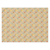 セサミストリートアパートメントウィンドウズパターン テーブルクロス (正面(横))