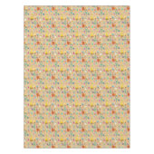 セサミストリートアパートメントウィンドウズパターン テーブルクロス (正面)