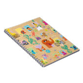 セサミストリートアパートメントウィンドウズパターン ノートブック (右側)