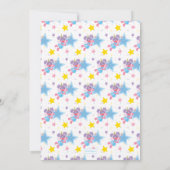 セサミストリートアビカダビフォトコラージュ誕生日 招待状 (裏面)