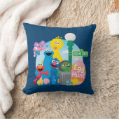 セサミストリートイースターエッグ狩り クッション (ブランケット)