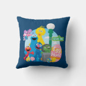 セサミストリートイースターエッグ狩り クッション (裏面)