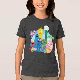 セサミストリートイースターエッグ狩り トライブレンドTシャツ