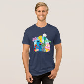 セサミストリートイースターエッグ狩り トライブレンドTシャツ (正面全面)