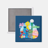 セサミストリートイースターエッグ狩り マグネット (正面/裏面)