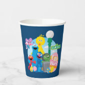 セサミストリートイースターエッグ狩り 紙コップ (左)