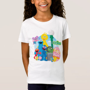 セサミストリートイースターエッグ狩り Tシャツ
