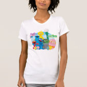 セサミストリートイースターエッグ狩り Tシャツ (正面)
