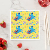 セサミストリートイースターバスケットパターン スタンダードランチョンナプキン (インサイチュ)