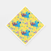 セサミストリートイースターバスケットパターン スタンダードランチョンナプキン (角)