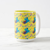 セサミストリートイースターバスケットパターン ツートーンマグカップ (正面右)