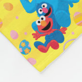 セサミストリートイースターバスケットパターン フリースブランケット (角)