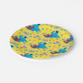 セサミストリートイースターバスケットパターン ペーパープレート (アングル)