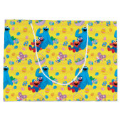 セサミストリートイースターバスケットパターン ラージペーパーバッグ