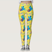セサミストリートイースターバスケットパターン レギンス (正面)